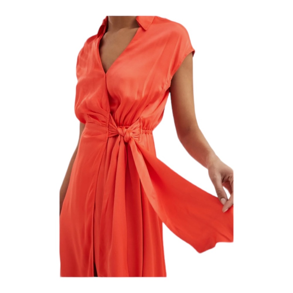 $148 Anthropologie Maeve Wrap Midi Dress Size Small NWT - Picture 4 of 10